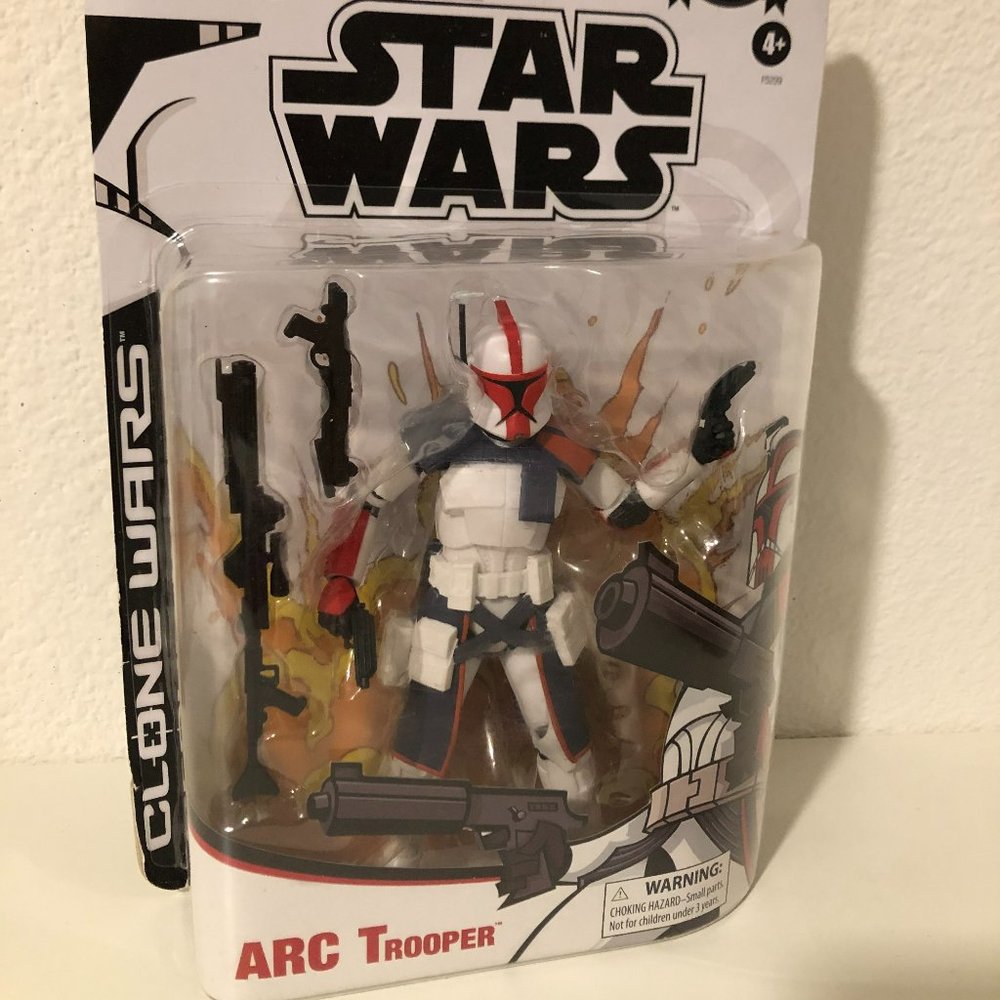 Star Wars The Clone Wars 6 Inch Action Figure Exclusive - Arc Trooper Red